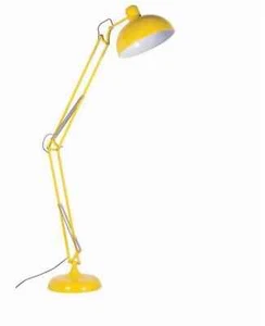 "Adjustable Arm Desk Lamp - Black/Yellow Modern Industrial Task Lighting Lamp''. - Picture 1 of 7