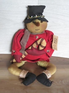 PD Hogar y Jardín Muñeco de Nieve Primitivo Bastón de Caramelo Navidad Estante Cuidador 20.5" LEER - Imagen 1 de 17