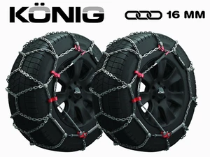 Schneeketten Konig 16 MM 205/60R18 Gruppe 235 XD-16 SUV Vans Genehmigt - Bild 1 von 9