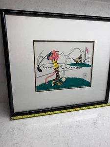 Serigraph 1992 Certfied United Artists Pictures, Inc. Pink Panther Hole In One - Picture 1 of 12