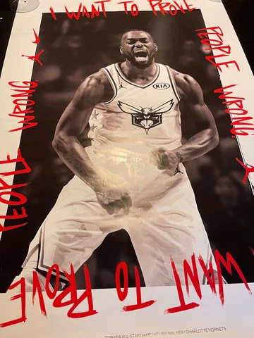 Kemba Walker - 2019 Nike All Star Weekend Poster - Rare - Charlotte Hornets Cover