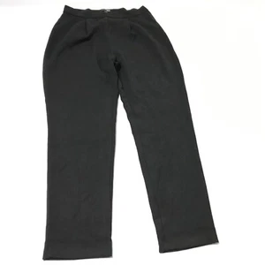 Fashion Nova Women's High Rise Skinny Leg Dress Pants Size L Black Pleated New - Foto 1 di 5