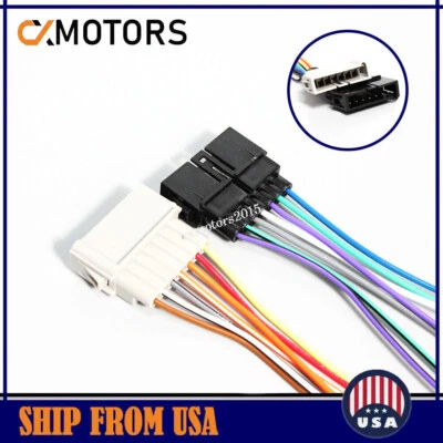 For Dodge Caravan Ram Avenger Aries Radio Wiring Harness Adapter Plug CD Player - Image 1 of 4