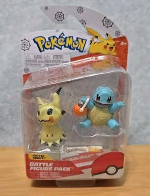 Pokemon MIMIKYU & SQUIRTLE Halloween Figuras Batalla Pack Nintendo Nuevo en Paquete Foto 1 de 4