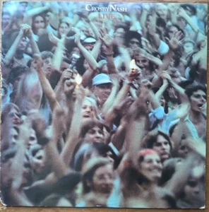 Crosby Nash Live Lp 1977 AA-1042 ABC Records Record EX Sleeve VG - Picture 1 of 18