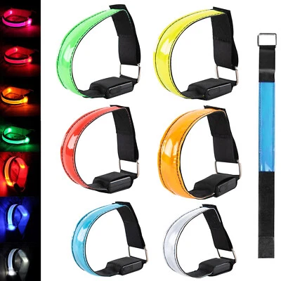 Led Wristbands Light For Runner Running Safety Adjustable Cycling Accessories - Image 1 of 4