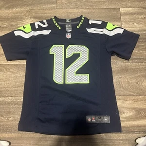 Nike Seattle Seahawks 12th Fan On Field Trikot Jugend Größe Medium 10/12 #A - Bild 1 von 3