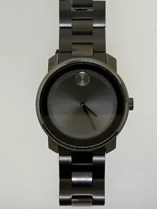 Movado Evolution BOLD 40mm Gunmetal Stainless Steel Men's Watch - Picture 1 of 7