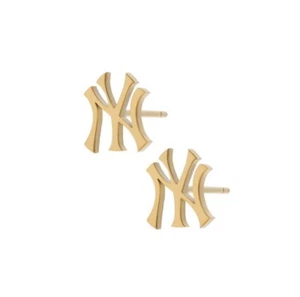 New York Yankees Ohrringe - Gold NY Ohrstecker - NY Yankees Muttertag Geschenk - Bild 1 von 2