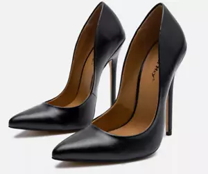 Men's High Heel Crossdresser Heels Shoes Plus Size Night Club Drag Queen - Picture 1 of 16