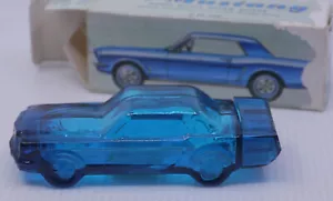 VINTAGE AVON 1964 FORD MUSTANG PICCANTE DOPOBARBA BOTTIGLIA VETRO VUOTA, con scatola - Foto 1 di 5