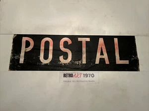 Postal Service - Nottingham Oct 1949 Tram Destination Blind 36”- Gift - Picture 1 of 12