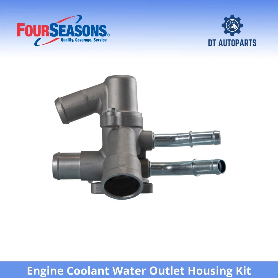 Комплект корпуса выпускного отверстия охлаждающей жидкости для двигателя Lincoln MKX 2007-2010 4 сезона 2008 - Изображение 1 из 4