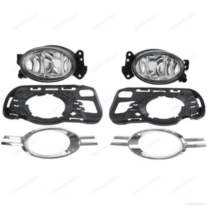 6X Front Fog Light Grille Cover Trim For 2008-2011 Mercedes Benz W204 C C350/180 - Picture 1 of 10