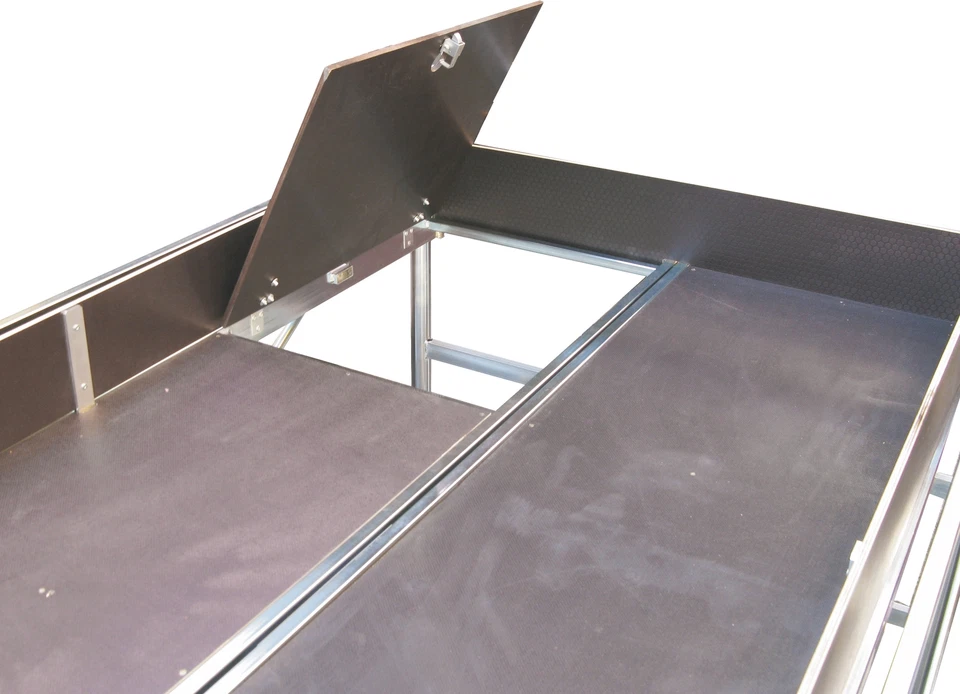 FRIGERIO PIANO LAVORO PER TRABATTELLO PONTEGGIO EXPORT 120X200cm + PARAPIEDE + BOTOLA