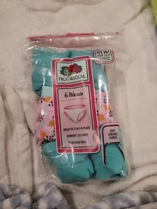 Fruit of the Loom Girls' Assorted Breathable Underwear (6 Pack) Bikini - Picture 1 of 3