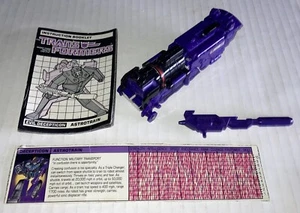 1985 Hasbro Transformers G1 Astrotrain-complete w/booklet & Tech-NICE! - Picture 1 of 3