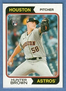 2023 Topps Heritage Hunter marrón tarjeta de novato base #316 Astros RC QTY - Imagen 1 de 2