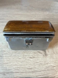 Mercedes 190SL 220S 219 300 Ashtray OEM W121 W180 W128 W189 W198 Chrome Wood - Bild 1 von 6