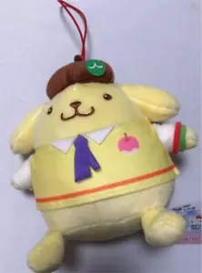 Sanrio Puyo collaboration stuffed toy pom prink apple - Picture 1 of 1