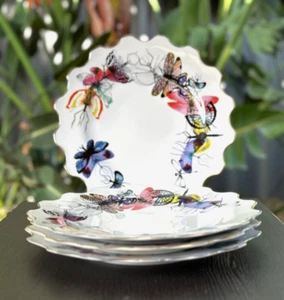 CHRISTIAN LACROIX "Caribe" Dinner Plates 28cm diameter (sold as a set of 4) - Picture 1 of 10