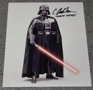 C Andrew Nelson persönlich handsigniertes 10x8 Foto Star Wars Darth Vader Geschenk - Bild 1 von 2