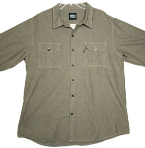 Key Apparel Men's 2XLR Shirt Grey Long Sleeve Button Down Pocket Workwear 527.33 - Picture 1 of 15