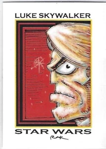 RAK (Robert A Kraus) tarjeta de arte de Star Wars serie 4 LUKESKYWALKER versión 2 - Imagen 1 de 1