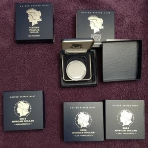 US Mint dollar OGP, no coin and packaging only - one box from the group shown - Picture 1 of 1
