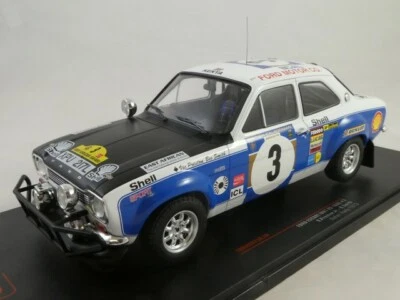 IXO Ford Escort MKI RS 1600 #3 Preston Safari Rally 1973 1/18 18RMC075B - Immagine 1 di 3
