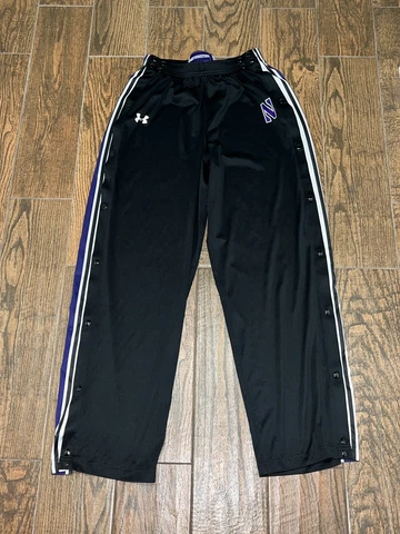 Authentic Northwestern Wildcats Womens Basketball Under Armour Tear Away Pants S Cover