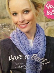 Ladies Easy Knit Scarf Knitting Pattern - Picture 1 of 1