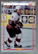 1995-96  Bell Mobility Ottawa Senators  Radek Bonk   Postcard  6x4 inches