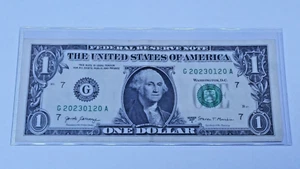 $1 Bill Birthday Note ( 2023-01-20 ) G 20230120 A - Picture 1 of 3