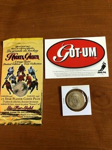 Hockey Greats Official 1996-1997 Limited Edition Coin Jim Campbell. - Picture 1 of 3