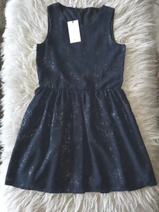 Mädchen Kleid festlich Gr. 158 164 name it dunkel blau ärmellos NEU mit Etikett - Bild 1 von 4
