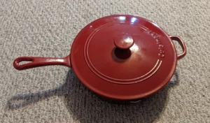 Cuisinart Cast Iron 12" Chicken Fryer CI45-30 - RED - Picture 1 of 6