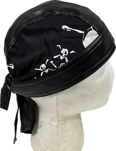 Gorra Calavera y Tibias Cruzadas Motocicleta Bandanna Cabeza Envoltura Du Doo Do Rag Sombrero - Imagen 1 de 6