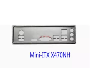 Shield I/O IO Backplate For Biostar Mini-ITX X470NH Motherboard - Afbeelding 1 van 1