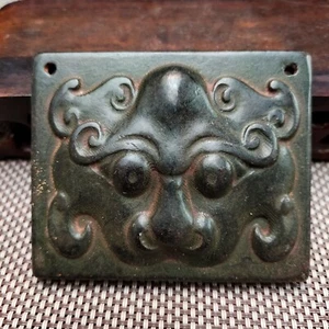 Antica cultura cinese hongshan, antica giada scolpita, antica statua carta gruH942 - Foto 1 di 6