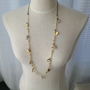 34" plastic beaded necklace shells fashion jewelry n5 - Picture 1 of 4