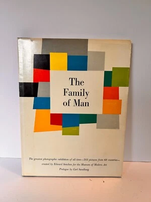 1955 1st Ed. The Family of Man, Curated: Edward Steichen, Carl Sandburg Prologue - Image 1 of 4