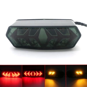 New Smoke LED Tail Brake Turn Signal Light For Honda Grom MSX 125 CBR650F CTX700 - Picture 1 of 10