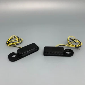 HEINZBIKES LED ARMATUREN BLINKER SET SCHWARZ NIGHT-/V-ROD E-GEPRÜFT 12V/2W PAAR - Bild 1 von 3