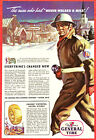 1943 WWII Ad ~ GENERAL TIRE Rubber ~ Save Your Tires ~  Civil Defense Guard