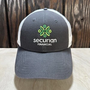 Securian Financial Trucker Hat The North Face Cap Low Profile Gray White Mesh - Picture 1 of 14