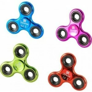 XTREME X5 Finger Spinner Metall Chrome Paket Von 1 Stücke Sortierte Farben - Bild 1 von 1