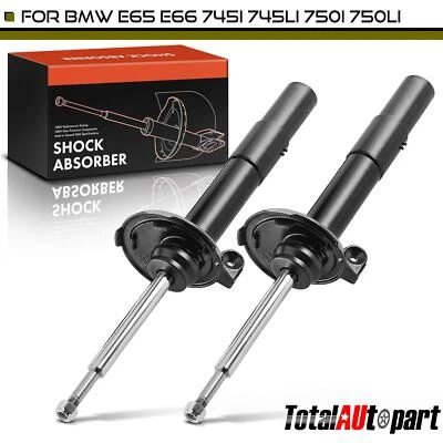 2Pcs Shock Absorber for BMW E65 745i 750i E66 745Li 750Li 31316752597 Front Side - Image 1 of 4