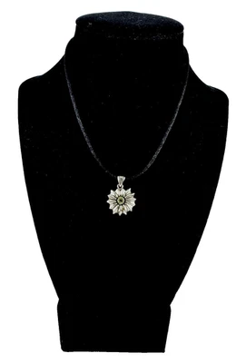 Colgante Mignon Faget Plata de Ley 925 Peridoto Portafiori Flor - RETIRADO Foto 1 de 4