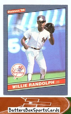 1986 Donruss #16 Willie Randolph - Image 1 of 2